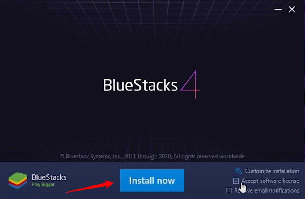 Install Bluestacks
