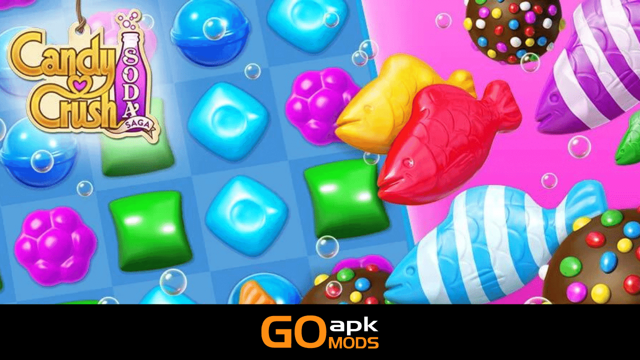 Candy Crush Soda Saga MOD APK 1.258.1 (Unlimited Moves) for Android